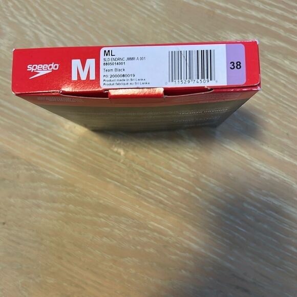 Speedo Men's Swimsuit Jammer Endurance+ Solid Black, Size 38, NWT - Picture 7 of 11